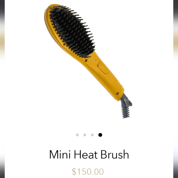 SOLEIL HAIR TOOLSMini Heat BrushApricot new - Picture 3 of 3